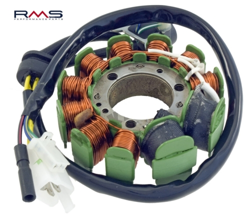 STATOR (NAMOTAJI) KYMCO B&W 125-150 (03-04), DINK 125 (06-07), DINK 125-150 (97-98), GRAND DINK 125-150 (01-04) <br> RMS: 246350201