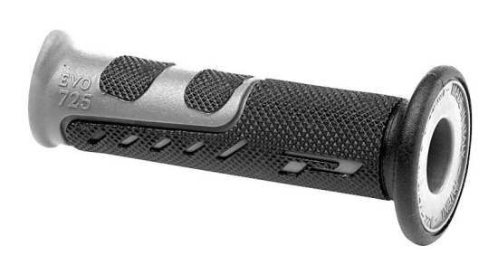 GUMENE RUČKE / RUČICE UPRAVLJAČA, ZATVORENE, PAR, Ø 22+25 MM, DUŽINA 122 MM, CRNO SIVE <BR>* MODEL: PROGRIP 725/3