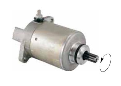 ELEKTROPOKRETAČ / ANLASER - RMS <BR>* APRILIA 125 CCM: ATLANTIC, MOIJTO, SCARABEO, SPORT CITY CUBE, 200 CCM: ATLANTIC