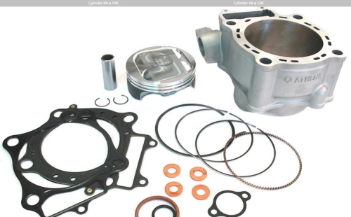 SET CILINDAR, KLIP, KARIKE, OSOVINA KLIPA, OSIGURAČI, SET BRTVI - ATHENA <br>* HONDA CRF 450R (02-08) ZA 100 MM (+ 4 MM = 488 CCM)