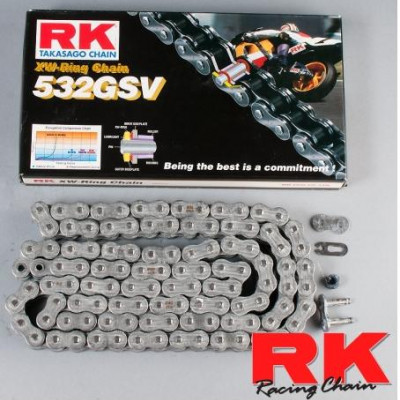 LANAC RK 532 GSV / XW-RING / OTVOREN SA SPOJNICOM / 110 LINKOVA <BR>* ZA MOTOCIKLE DO 1300 CCM