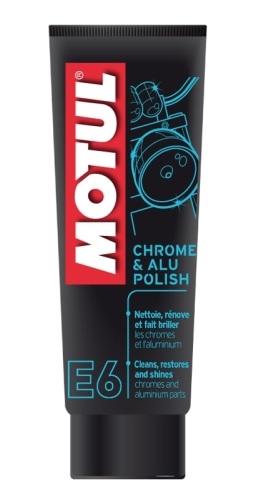 MOTUL E6 Chrome & Alu Polish <BR>* PASTA ZA POLIRANJE KROMA I ALUMINIJA, VRAĆA DIJELOVIMA PRVOBITNI SJAJ <BR>* 100 ML