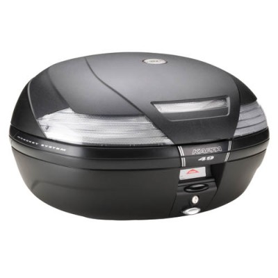 KOFER - KAPPA MONOKEY K49NT 47 LIT <BR>* MAT CRNI / BIJELI KATADIOPTERI