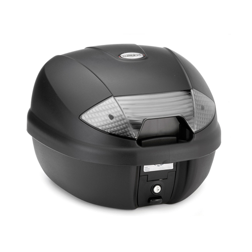 KOFER KAPPA 30 LIT MAT CRNI S PROZIRNIM (BIJELIM) KATADIOPTEROM I MONOLOCK PLOČOM (K30NT)