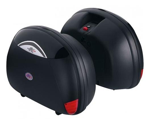 KOFERI BOČNI PAR - KAPPA MONOKEY K40N 40 LIT <BR> BOJA: MAT CRNA