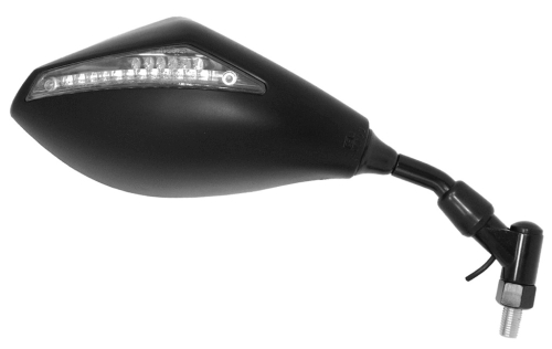 RETROVIZOR S LED ŽMIGAVCEM / OGLEDALO S LED SMJEROKAZOM DESNI UNIVERZALNI ZA MOTOCIKL, SKUTER