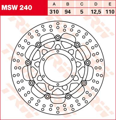 KOĆ.DISK MOTOC. TRWMSW240
