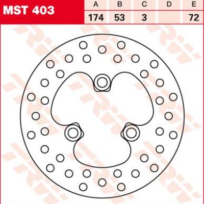 KOĆ.DISK MOTOC. TRWMST403