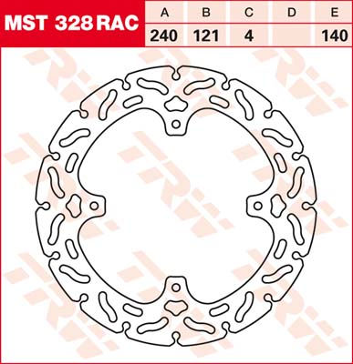 KOĆ.DISK MOTOC. TRWMST328RAC