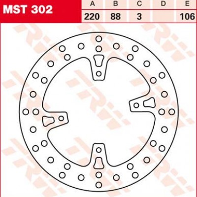 KOĆ.DISK MOTOC. TRWMST302