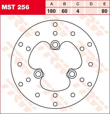 KOĆ.DISK MOTOC. TRWMST256