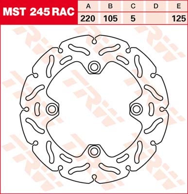 KOĆ.DISK MOTOC. TRWMST245RAC