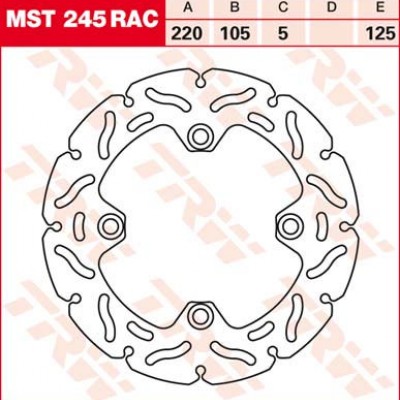 KOĆ.DISK MOTOC. TRWMST245RAC