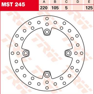 KOĆ.DISK MOTOC. TRWMST245