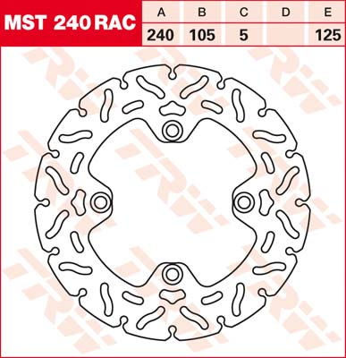 KOĆ.DISK MOTOC. TRWMST240RAC