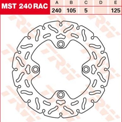 KOĆ.DISK MOTOC. TRWMST240RAC