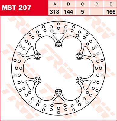 KOĆ.DISK MOTOC. TRWMST207