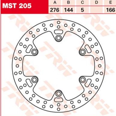 KOĆ.DISK MOTOC. TRWMST205