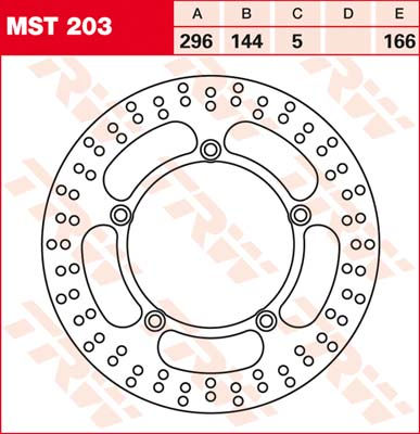 KOĆ.DISK MOTOC. TRWMST203