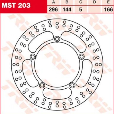KOĆ.DISK MOTOC. TRWMST203