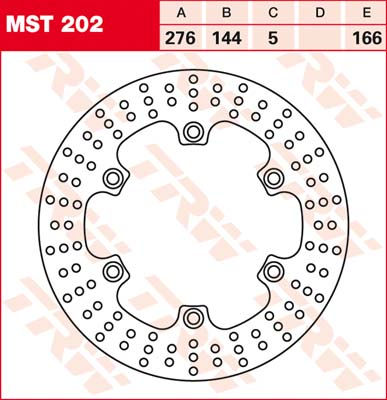 KOĆ.DISK MOTOC. TRWMST202