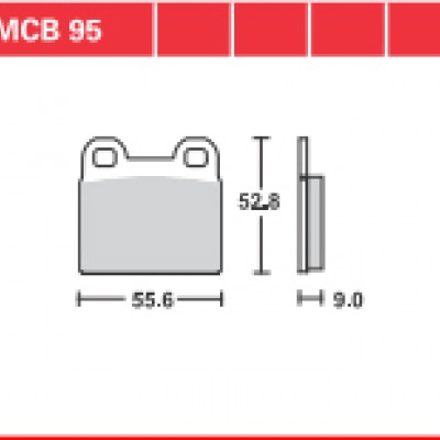 DISK PLOČICA MOTOC. TRWMCB95