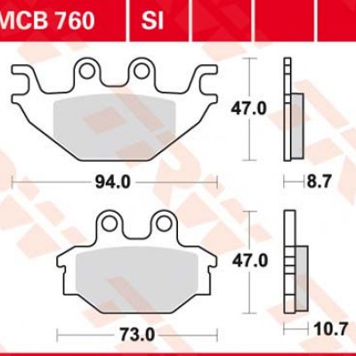 DISK PLOČICE TRW MCB760