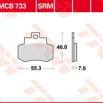 DISK PLOČICA MOTOC. TRWMCB733