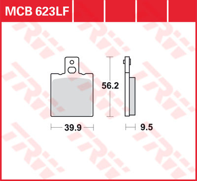 DISK PLOČICA MOTOC. TRWMCB623LF
