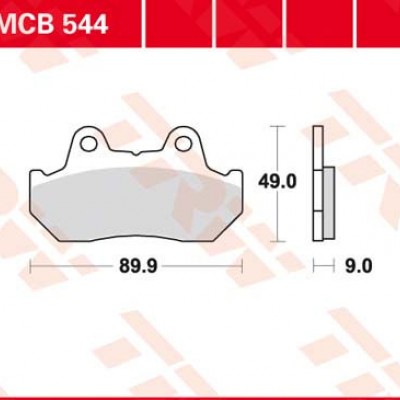 DISK PLOČICA MOTOC. TRWMCB544LF