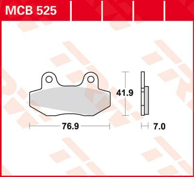DISK PLOČICA MOTOC. TRWMCB525