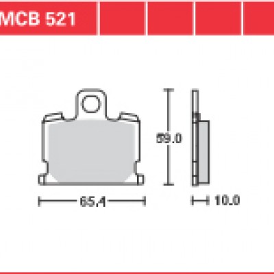 DISK PLOČICA MOTOC. TRWMCB521