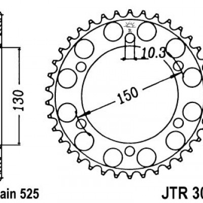 LANČANIK ZADNJI JT 43Z