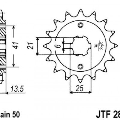 LANČANIK JT JTF286 