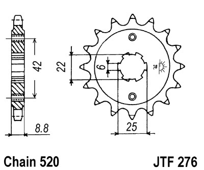 LANČANIK JT JTF276 