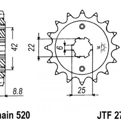 LANČANIK JT JTF276 