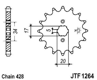 LANČANIK JT JTF1264