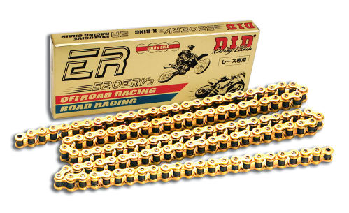 LANAC DID 520 ERV3 / X-RING ZLATNI / OTVOREN SA SPOJNICOM / 120 LINKOVA <BR>* ZA ENDURO RACING DO 750 CCM