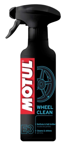 MOTUL E3 WHEEL CLEAN <BR>* TEKUČINA ZA PRANJE I ODMAŠĆIVANJE NAPLATAKA, NE OŠTEĆUJE LAK  <BR>* 400 ML