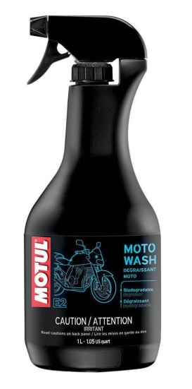 MOTUL E2 MOTO WASH TEKUĆINA ZA PRANJE I ODMAŠĆIVANJE SVIH DIJELOVA MOTOCIKLA <BR>* 1 LITRA