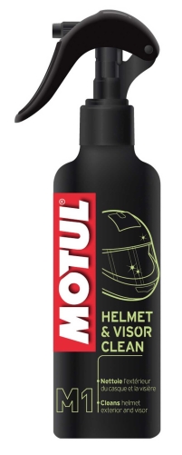 MOTUL M1 HELMET & VISOR CLEAN <BR>* SPREJ ZA VANJSKO ČIŠĆENJE KACIGA I VIZIRA S "Anti-insect" EFEKTOM <BR>* 250 ML