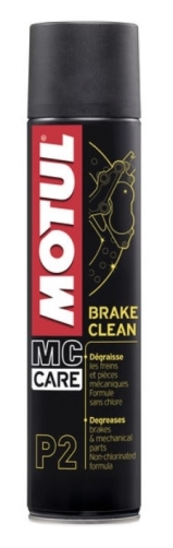MOTUL P2 BRAKE CLEAN <BR>* SPREJ ZA ČIŠĆENJE / ODMAŠĆIVANJE KOČNICA I OSTALIH MEHANIČKIH DIJELOVA <BR>* 400 ml