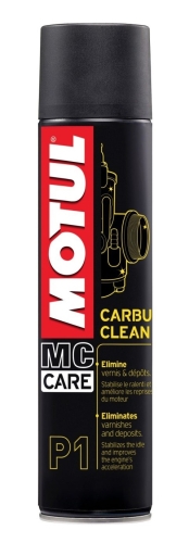 MOTUL P1 CARBU CLEAN <BR>* SPREJ ZA ČIŠĆENJE KARBURATORA KOD DVOTAKTNIH I ČETVEROTAKTNIH MOTORA <BR>* 400 ml