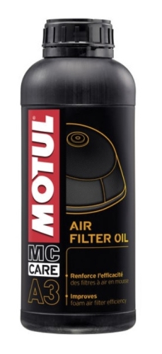 MOTUL A3 AIR FILTER OIL <BR>* SPECIJELNO ULJE PLAVE BOJE ZA FILTERE ZRAKA ZA MOTOCROSS I ATV <BR>* 1 LITRA