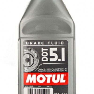 ULJE ZA HIDRAULIČNE KOČNICE I KVAČILA MOTUL DOT 5.1 BRAKE FLUID (SPECIJALNO ZA "ABS") <BR>* 0,5 LITRE