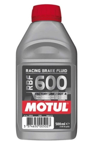 MOTUL RBF 600 BRAKE FLUID / RACING ULJE ZA KOČNICE, NADMAŠUJE DOT 4 SPECIFIKACIJE * 0,5 LIT