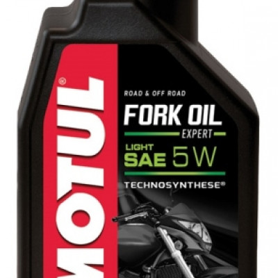 MOTUL FORK OIL EXPERT LIGHT 5W / ULJE ZA PREDNJE VILICE I AMORTIZERE SAE 5W <BR>* 1 LITRA