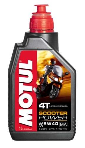 MOTUL SCOOTER POWER 4T 5W-40 MA / 100% SINTETIČKO MOTORNO ULJE <BR>* 1 LITRA