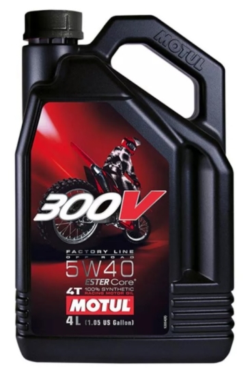 MOTUL 300V 4T 5W-40 Factory Line  / 100% SINTETIČKO MOTORNO ULJE <BR>* 4 LITRE