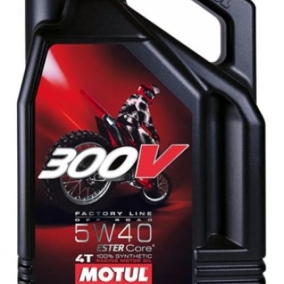 MOTUL 300V 4T 5W-40 Factory Line  / 100% SINTETIČKO MOTORNO ULJE <BR>* 4 LITRE